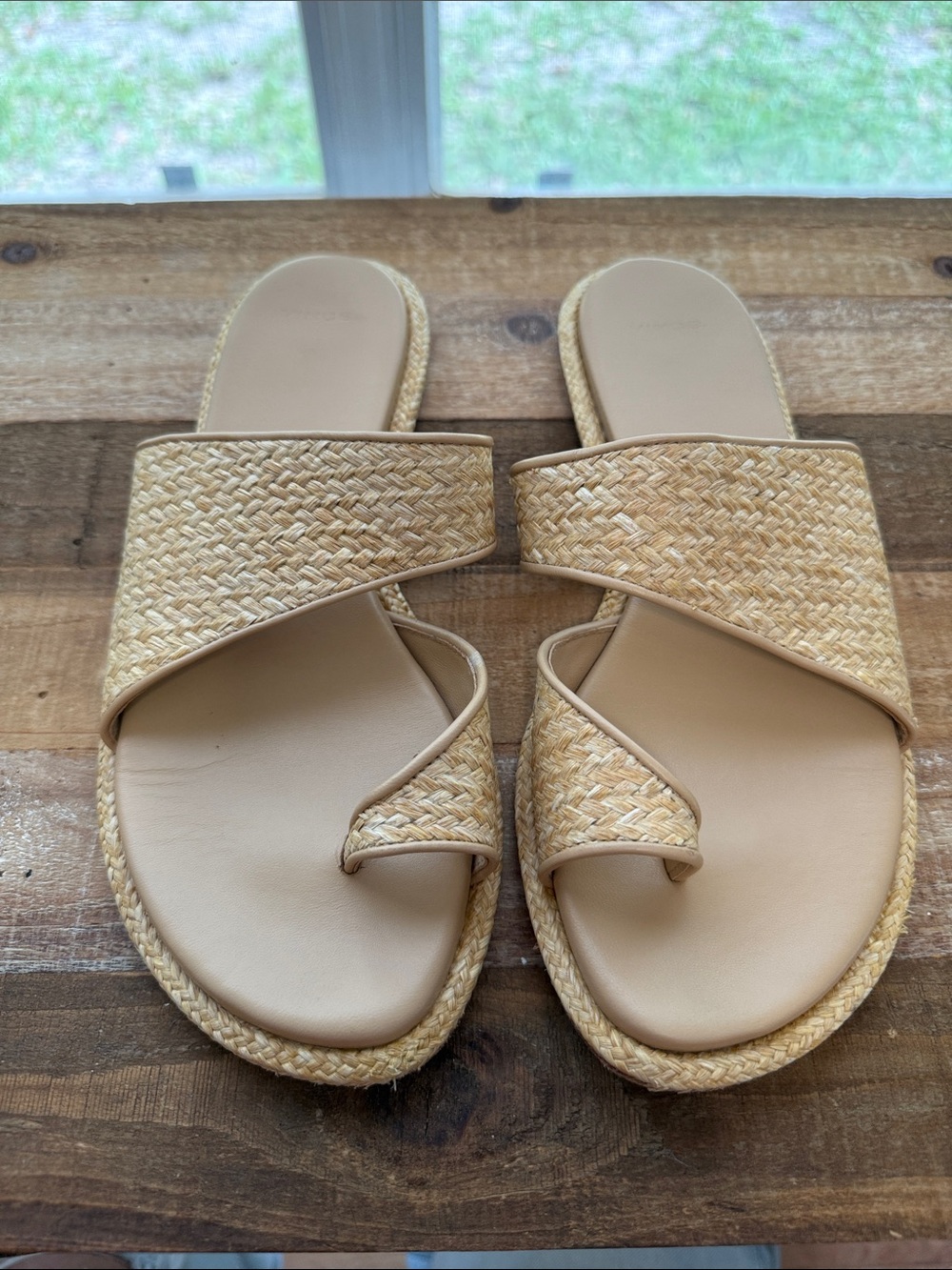 Vince Raffia Sandals - Picture 2 of 9